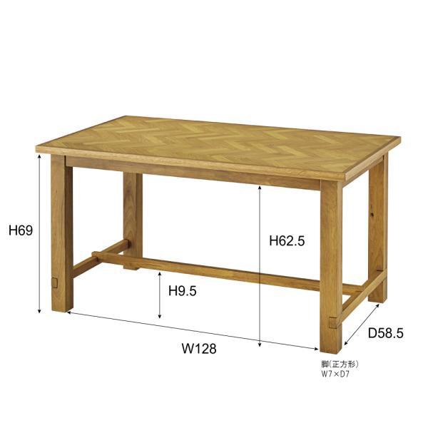 クｰパス ダイニングテーブル ブラウン W150×D80×H72 azu-vet-638 ダイニングテーブル テーブル 送料無料 北欧 モダン 家具 インテリ