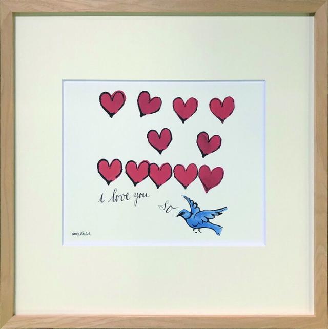 アンディ・ウォーホル Andy Warhol I LOVE YOU SO C. 1958 S-size 425x425x32mm 425x425x32mm IAW-62498 bic-11112344s1  アートパネル アートボード 壁紙 装飾フィルム 送料無料 北欧 モダン 家具 インテリア ナチュラル テイスト 新生活 オススメ おしゃれ 後払い の通販は