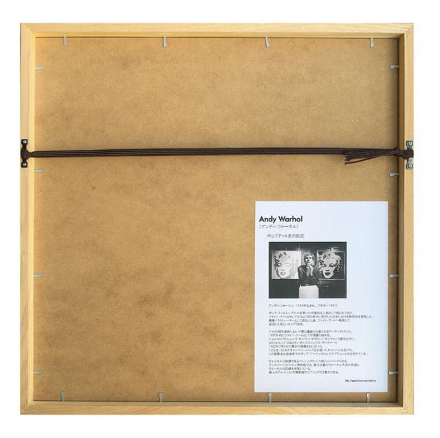 アンディ・ウォーホル Andy Warhol Shot Orange Marilyn 1964 425x425x32mm 425x425x32mm IAW-62502 bic-11112348s1  アートパネル アートボード 壁紙 装飾フィルム 送料無料 北欧 モダン 家具 インテリア ナチュラル テイスト 新生活 オススメ おしゃれ 後払い の通販は