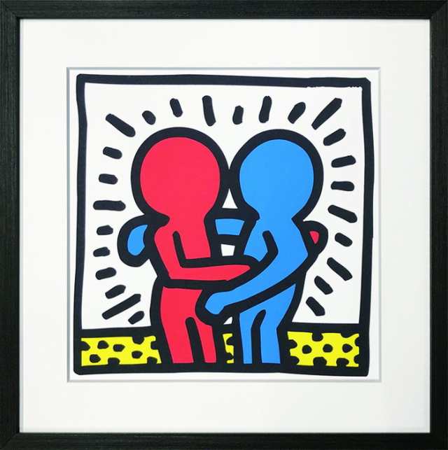 キース・ヘリング Keith Haring Untitled 1987 425x425x32mm