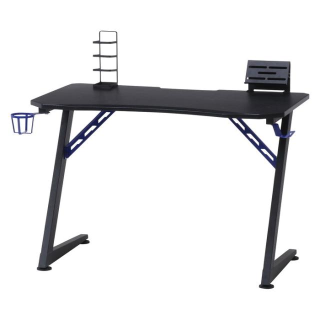 ゲーミングデスク レイズ ブルー 1050×600×700 fj-18573  パソコンデスク デスク 送料無料 北欧 モダン 家具 インテリア ナチュラル テイスト 新生活 オススメ おしゃれ 後払い の通販は