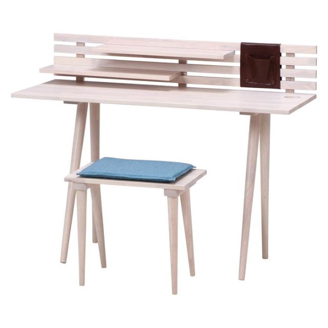 Natural Signature デスクセット WHW ホワイトウォッシュ 1200×475×740