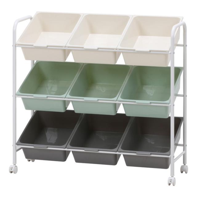 キッズラック color 9マス BN115 fj-38293 オープンラック 本棚 ラック カラーボックス 収納 家具 送料無料 北欧 モダン 家具 インテリア ナチュラル テイスト 新生活 オススメ おしゃれ 後払い 