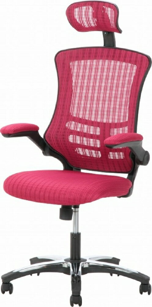 アームアップチェアー マスター3 W，RD ワインレッド fj-85182  デスク用チェア オフィスチェア オフィス家具 送料無料 北欧 モダン 家具 インテリア ナチュラル テイスト 新生活 オススメ おしゃれ 後払い の通販は 19,019円