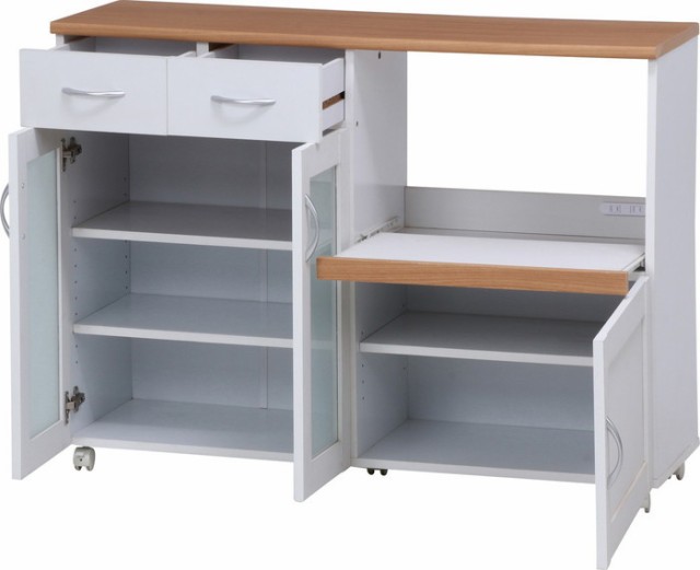 キッチンカウンター サージュ WH×NA 120幅 (96820) ナチュラル キッチンカウンター サージュ WH×NA 120幅 (96820) ナチュラル