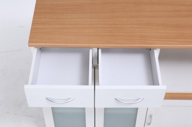 キッチンカウンター サージュ WH×NA 120幅 (96820) ナチュラル キッチンカウンター サージュ WH×NA 120幅 (96820) ナチュラル