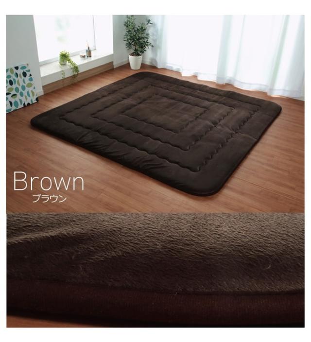 国産固綿40mm使用 マイクロファイバー生地 ふっくら敷 フィーラF敷 約190×240cm ベージュ ブラウン ihk-1161700020909 店舗 カフェ ラウンジ ロビー ホテル 法人  こたつ用敷布団 こたつ用布団 カバー 送料無料 北欧 モダン 家具 インテリア ナチュラル テイスト 新生活 オ 国産固綿40mm使用 マイクロファイバー生地 ふっくら敷 フィーラF敷 約