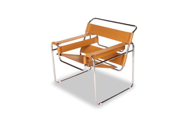 リプロダクト ワシリーチェア 折りたたみ式 デザイナーズチェア レザー