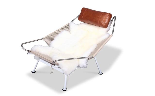 ハンス・J・ウェグナー フラッグハリヤード チェア FLAG HALYARD Chair オイルドレザー 本革 3年保証付 inv-9111ba  ラウンジチェア パーソナルチェア イス チェア 送料無料 北欧 モダン 家具 インテリア ナチュラル テイスト 新生活 オススメ おしゃれ 後払い の通販は 127,270円