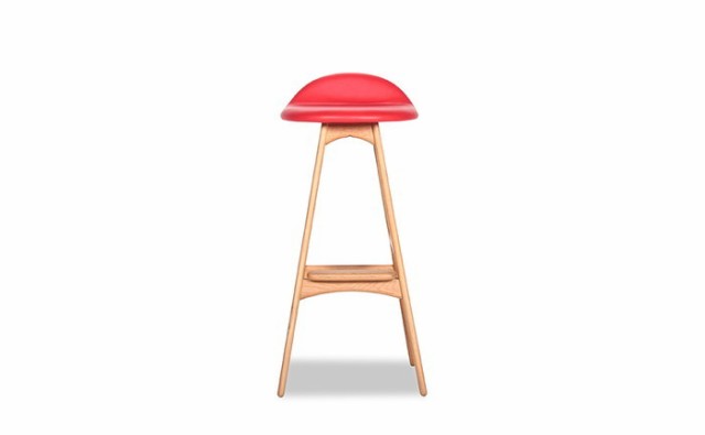 デニッシュ バースツール ミドル DANISH Bar Stool Middle ファブリックA 3年保証付 inv-9211bar-fba スツール イス チェア 送料無料 北