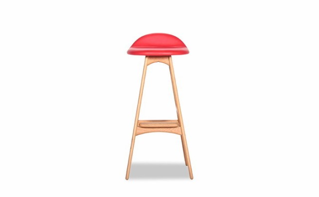 デニッシュ バースツール ミドル DANISH Bar Stool Middle セミアニリンレザー 本革 3年保証付 inv-9211bar-semi  スツール イス チェア 送料無料 北欧 モダン 家具 インテリア ナチュラル テイスト 新生活 オススメ おしゃれ 後払い の通販は 37,366円