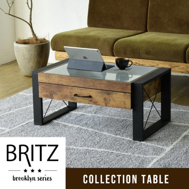 ローテーブル 収納 センターテーブル ガラス リビングテーブル ブルックリン 長方形 引き出し 収納付き 強化ガラス 一人暮らし テレワーク 在宅 コンパクト jk-fbr-0005  センターテーブル ローテーブル テーブル 送料無料 北欧 モダン 家具 インテリア ナチュラル テイスト の通販は 12,312円