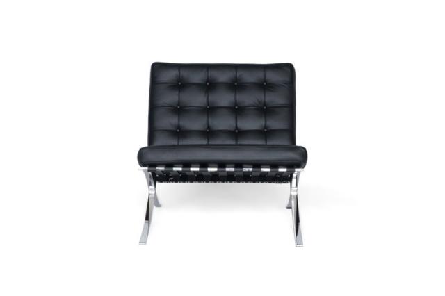 バルセロナチェア 黒 レザー