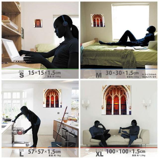 cruce co. クルーチェ・アンド・コー XLサイズ 100cm×100cm アートパネル ファブリックパネル アートボード インテリアパネル 壁掛け 日本製 ラッピング付き lib-cru-0029-xl  アートパネル アートボード 壁紙 装飾フィルム 送料無料 北欧 モダン 家具 インテリア ナチュラルの通販は