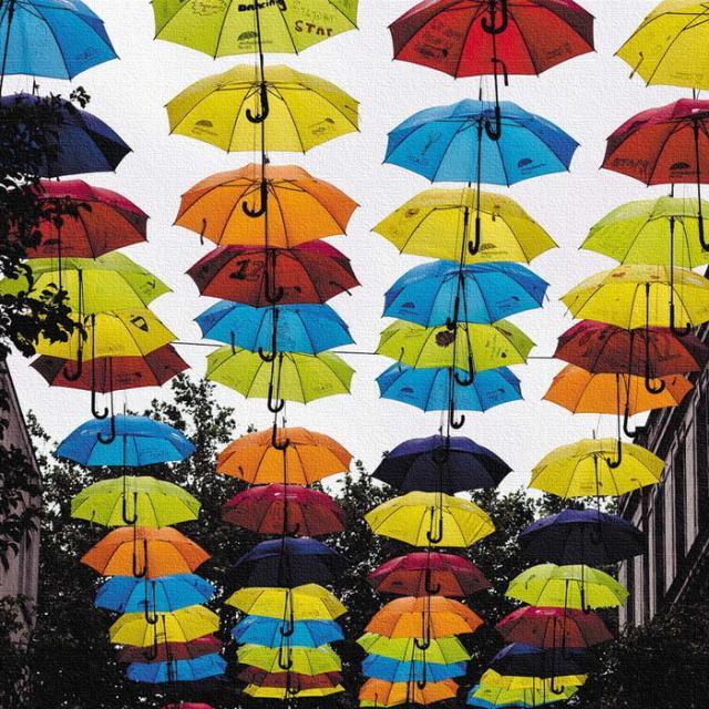 傘 poht-1805-04 XLサイズ 100cm×100cm アートパネル ファブリックパネル アートボード インテリアパネル 壁掛け 日本製 ラッピング付き lib-poht-1805-04-xl  アートパネル アートボード 壁紙 装飾フィルム 送料無料 北欧 モダン 家具 インテリア ナチュラル テイスト 新生の通販は