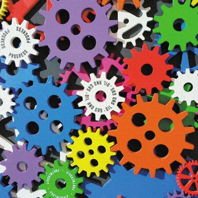 カラフル ギア poht-1805-15 Lサイズ 57cm×57cm アートパネル ファブリックパネル アートボード インテリアパネル 壁掛け 日本製 ラッピング付き lib-poht-1805-15-l  アートパネル アートボード 壁紙 装飾フィルム 送料無料 北欧 モダン 家具 インテリア ナチュラル テイスの通販は 7,216円