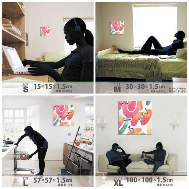 幾何学模様 popa-1903-038 XLサイズ 100cm×100cm アートパネル ファブリックパネル アートボード インテリアパネル 壁掛け 日本製 ラッピング付き lib-popa-1903-038-xl  アートパネル アートボード 壁紙 装飾フィルム 送料無料 北欧 モダン 家具 インテリア ナチュラル テイの通販は