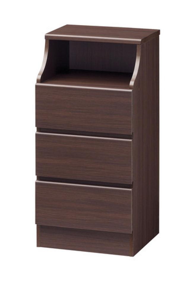 CHESCA チェスト チェスカ 3段 ダークブラウン CSC-9044H DK sir-3868111s1  タンス チェスト 収納 家具 送料無料 北欧 モダン 家具 インテリア ナチュラル テイスト 新生活 オススメ おしゃれ 後払い の通販は 21,065円