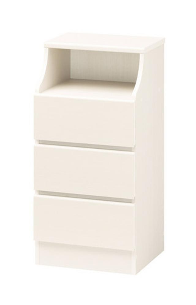 CHESCA チェスト チェスカ 3段 ホワイト CSC-9044H WH sir-3868112s1  タンス チェスト 収納 家具 送料無料 北欧 モダン 家具 インテリア ナチュラル テイスト 新生活 オススメ おしゃれ 後払い の通販は 15,377円