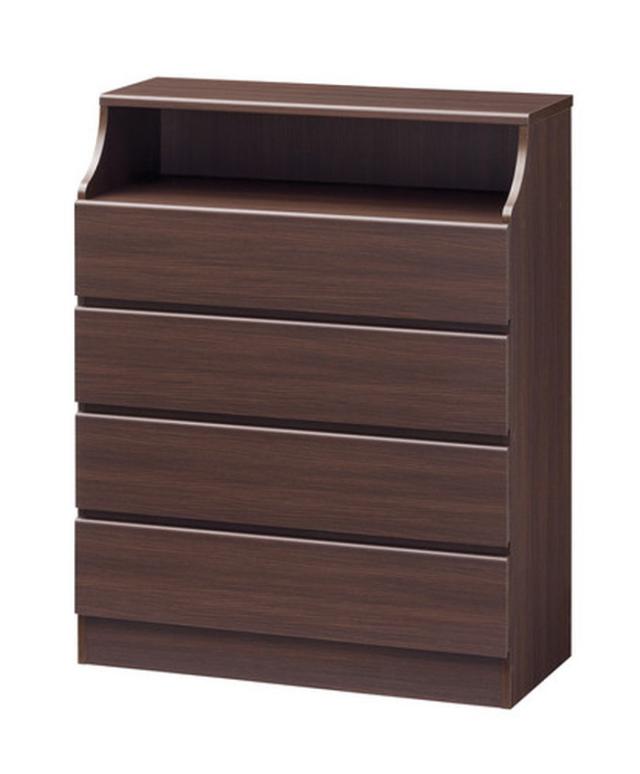 クラシック木製チェスト ダークブラウン CHESCA チェスト チェスカ 4段 ダークブラウン CSC-1190H DK sir