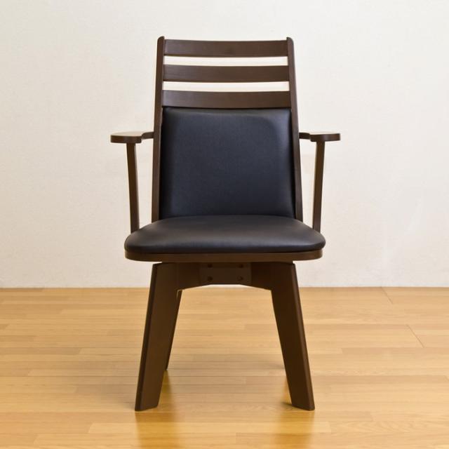 BENSON　回転式ダイニングチェア　ダークブラウン BENSON 回転式ダイニング チェア DBR/LBR ダークブラウン ライト