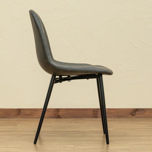 Baronダイニングチェア　キャメルブラウン　家具　インテリア　椅子　レザー　1人掛け用　リビング　キッチン ダイニングチェア キャメルブラウン（CBR） 組立品代引不可[21