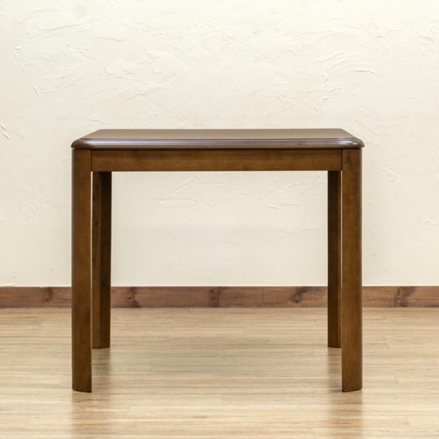 ダイニングコタツ　80×80　正方形　手元コントローラー　ブラウン タンスのゲン こたつ ダイニングこたつ 正方形 こたつセット
