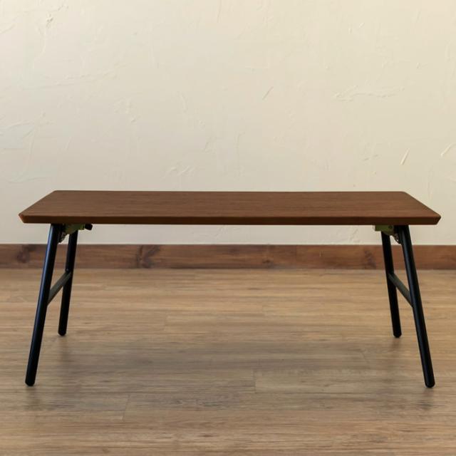 センターテーブル Luster80 棚付き 折れ脚 オーク ウォールナット アンティークブラウン 保証付 sk-utk80  センターテーブル ローテーブル テーブル 送料無料 北欧 モダン 家具 インテリア ナチュラル テイスト 新生活 オススメ おしゃれ 後払い の通販は