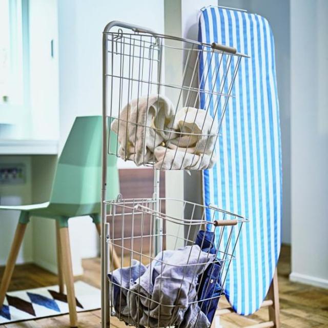 アイロン台L ブルー グリーン W106×D34×H48/64/75/83  azu-lfs-272 店舗 カフェ ラウンジ ロビー ホテル 法人  アイロン台 生活家電用アクセサリー 部品 生活家電 家電 送料無料 北欧 モダン 家具 インテリア ナチュラル テイスト 新生活 オススメ おしゃれ 後払い