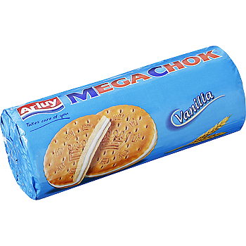 【常温】 サンドイッチビスケット(バニラ)  175g　★スペインから直輸入 【ハラール】 【入り数60個】 (ケース売り) 業務スーパー