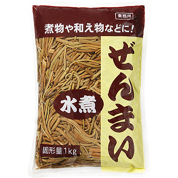 ぜんまい1kg 送料無料】秋田県産 極太 干しぜんまい1kg【チャック付き袋