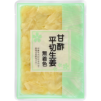 【常温】 甘酢平切生姜(無着色)  100g 【入り数40個】 (ケース売り) 業務スーパーの通販は