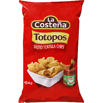 【常温】 トルティーヤチップス  454g　★メキシコから直輸入 【入り数9個】 (ケース売り) 業務スーパー