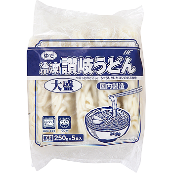 【冷凍】 大盛讃岐うどん  5食入 【入り数12個】 (ケース売り) 業務スーパーの通販は 7,130円