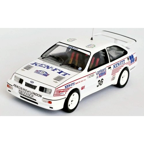 フォード シエラ RS コスワース 1987年RACラリー 13位 ＃36 Chris Mellors ／ Harold White 1／43スケール【RRuk77】 (ミニカー)