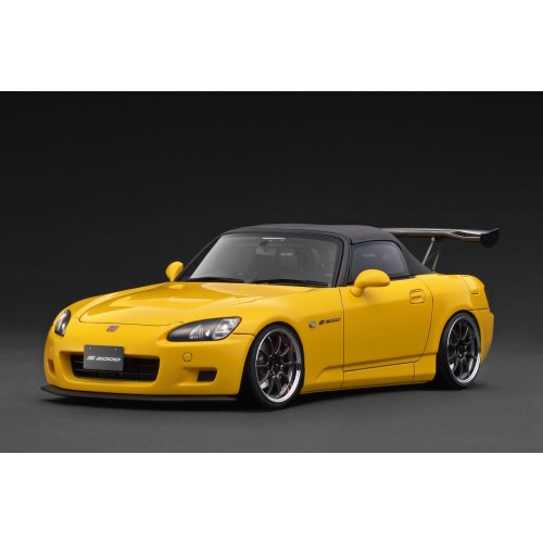 ignition model Honda S2000 (AP1) Yellow (1／18 Scale) 【IG3919】 (ミニカー)