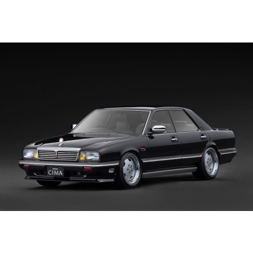 ignition model Nissan CEDRIC CIMA (Y31) Black (1／18 Scale) 【IG3904】 (ミニカー)
