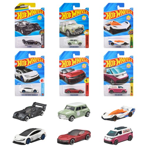 【2026年4月発売】ホットウィール ベーシックカー アソート(C4982-98RD)【BOX販売】おもちゃ こども 子供 男の子 ミニカー 車 くるま 3歳