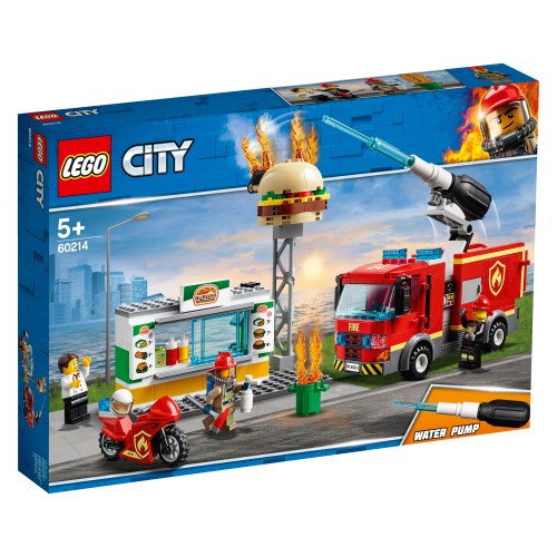 レゴ シティ ハンバーガーショップの火事 おもちゃ こども 子供 レゴ ブロック 5歳 Legoの通販はau Pay マーケット ハピネット オンライン
