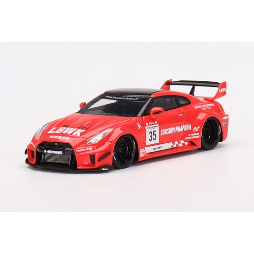 TSM MODEL 1／43 LB-Silhouette WORKS GT Nissan 35GT-RR バージョン1 レッド／ブラック LBWK【TSMV0010】 (ミニカー)