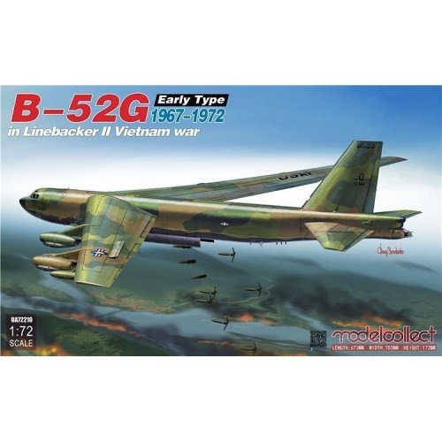 1／72 B-52G ストラトフォートレス 前期型 (1967-1972) ベトナム戦争 ラインバッカーII作戦 【MODUA72210】 (プラモデル)