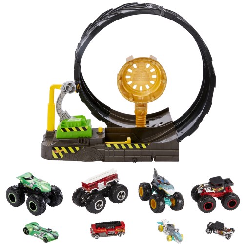 ホットウィール モンスタートラック ビッグループ チャレンジおもちゃ こども 子供 男の子 ミニカー 車 くるま 3歳の通販は 5,406円