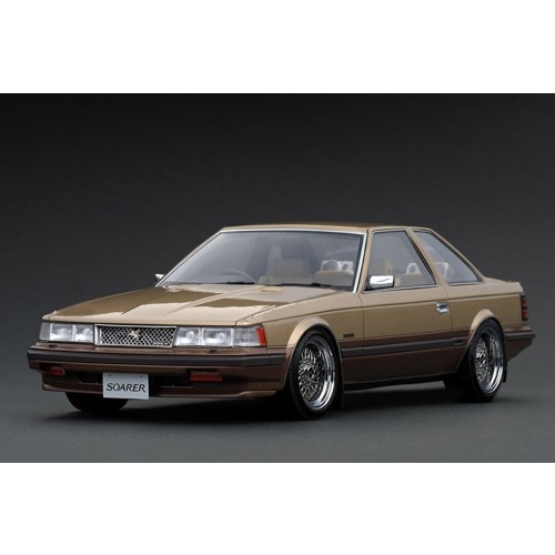 ignition model 1／18 Toyota Soarer 2800GT Extra (Z10) Gold／Brown 【IG3702】 (ミニカー)ミニカー