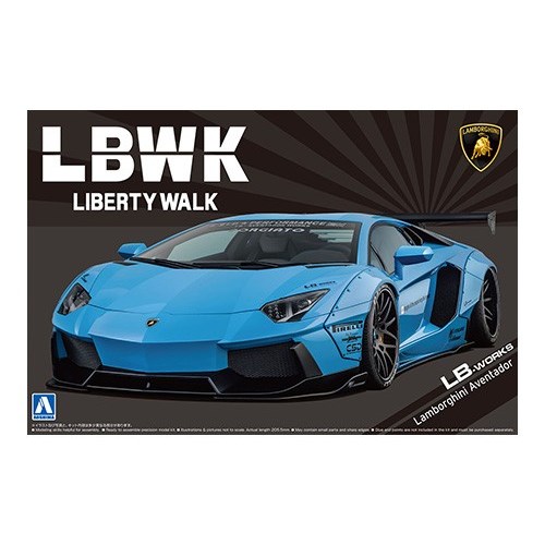 LB WORKS ランボルギーニ　アヴェンタドール　1/43 アオシマ LBワークス ランボルギーニ アヴェンタドール Ver.1 1／24
