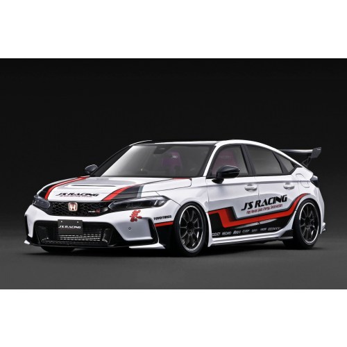 ignition model Honda Civic Type-R J’S Racing (FL5) White (1／18 Scale) 【IG3934】 (ミニカー)