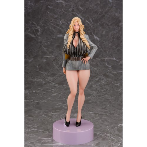 1／7 『ギャル姉社長とハーレムオフィス』 錦織 愛(グレースーツVer.)健全Ver. (塗装済み完成品フィギュア)