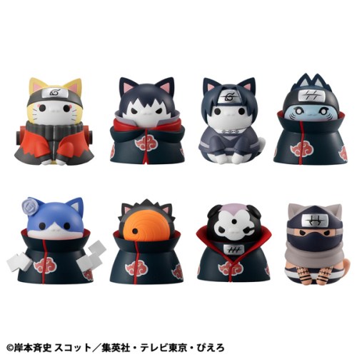 MEGA CAT PROJECT 『NARUTO-ナルト- 疾風伝』 ニャルト！’暁’と全面対決！ 木ノ葉隠れの里の攻防編！【再販】 (BOX) (フィギュア)