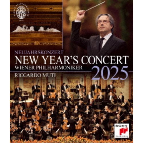 リッカルド・ムーティ(指揮)、ウィーン・フィルハーモニー管弦楽団／ニューイヤー・コンサート2025 【Blu-ray】