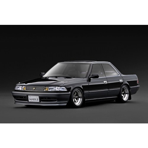 ignition model TOYOTA MARKII2.5 Grande LIMITED (JZX81)Black／Gun Metallic (1／18 Scale) 【IG3859】 (ミニカー)