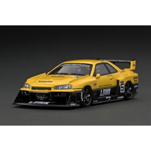 ignition model』 LB-ER34 Super Silhouette SKYLINE Yellow／Black (1